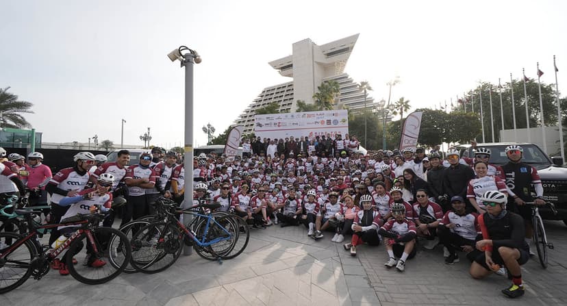 Ride for Education 2026 Concludes Successfully in Doha, Supporting Education Above All Foundation International Projects